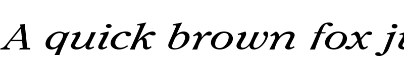 Preview of OxfordExtended Italic