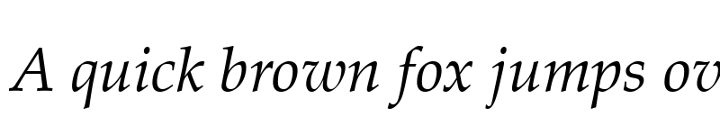Preview of Palatino CE Italic