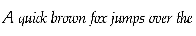 Preview of PalazzoOriginal RegularItalic