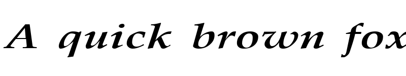 Preview of PalisadeBroad Bold Italic