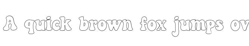 Preview of Peace and Love Font - Outline Regular