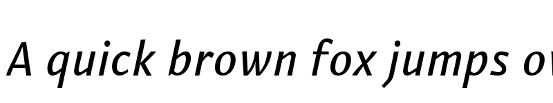 Preview of PermianSansTypeface Italic