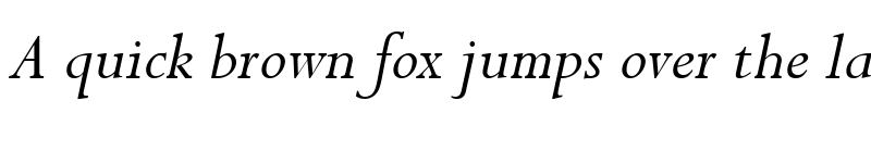 Preview of PerpetuaOldstyleFigures RomanItalic