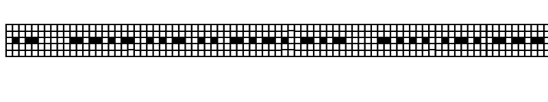 Preview of Pica Hole - 1890 Morse Regular