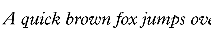 Preview of Plantin Italic