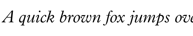 Preview of Plantin Light Italic