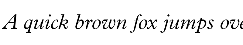 Preview of Plantin MT Light Italic