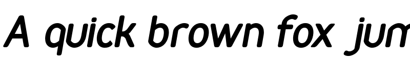 Preview of Podium Bold Italic