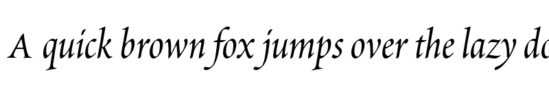 Preview of Poetica ChanceryI Italic