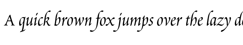 Preview of Poetica ChanceryIV Italic