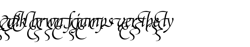 Preview of Poetica SuppLowercaseBegII Italic