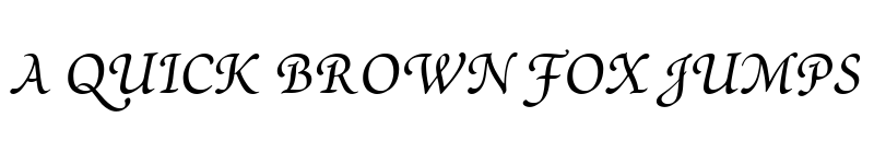 Preview of Poetica SuppSwashCapsI Italic