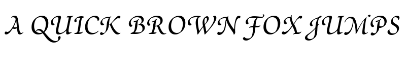 Preview of PoeticaSuppSwashCapitalsI RomanItalic