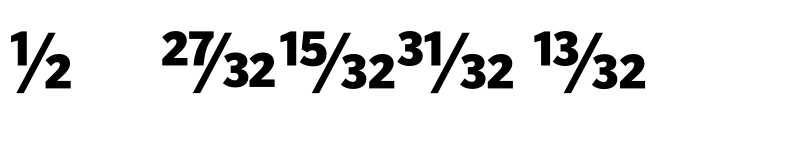 Preview of PoynterAgate Frac Bold