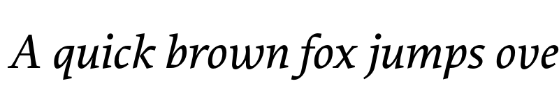Preview of Proforma Medium Italic