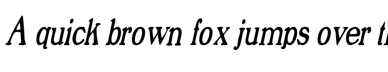 Preview of ProphetCondensed Italic