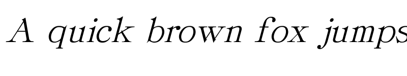 Preview of ProvLite Italic Italic