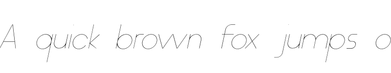 Preview of Proximity Thin_Italic