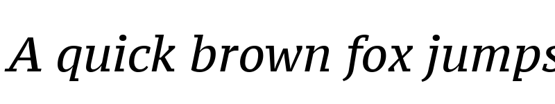 Preview of PT Serif Caption Italic