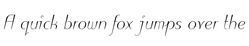 Preview of Puritas LT Light Italic