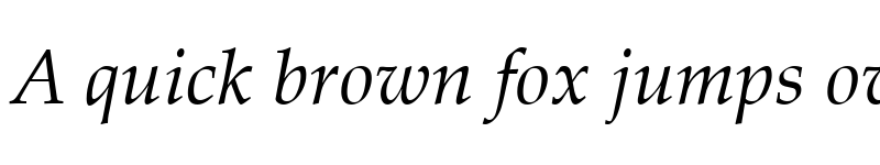 Preview of QTPalatine Italic