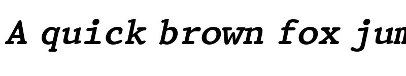 Preview of QTPristine Bold Italic