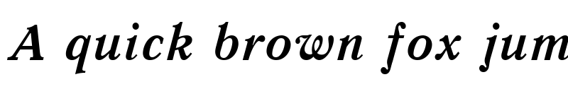 Preview of QuantAntiqua Bold Italic