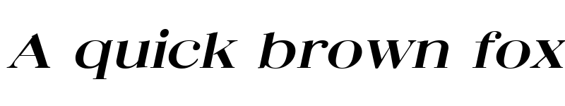 Preview of QuantasBroad Bold Italic