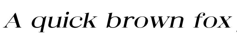 Preview of QuantasBroad Italic