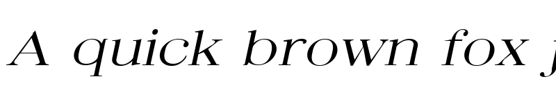 Preview of QuantasBroadLight Italic