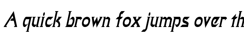 Preview of QuasarCondensed Italic