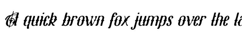 Preview of Red Ribbory Rough Italic