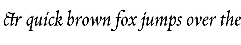 Preview of Requiem Text-HTF-Ligs Italic