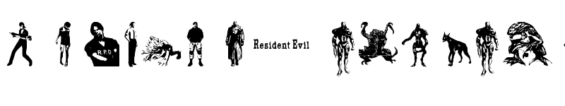 Preview of resident evil characters Regular