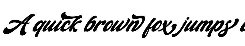 Preview of Retrow Mentho Italic