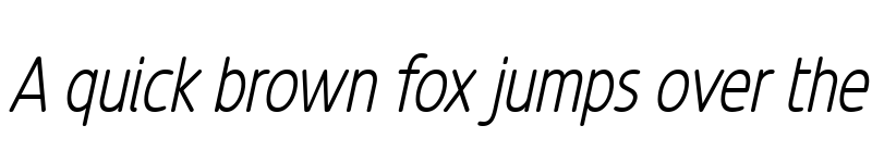 Preview of Revalo ModernLight Italic Regular