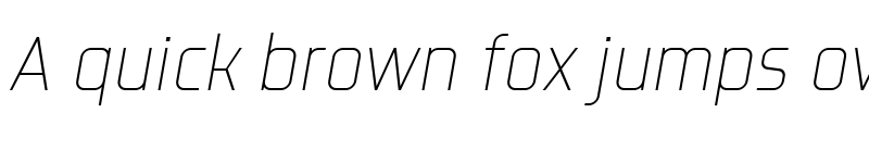 Preview of Revx Neue Thin Italic