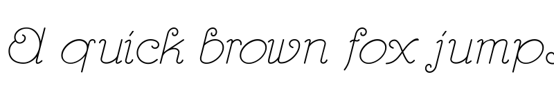 Preview of Rhumba Script NF Regular