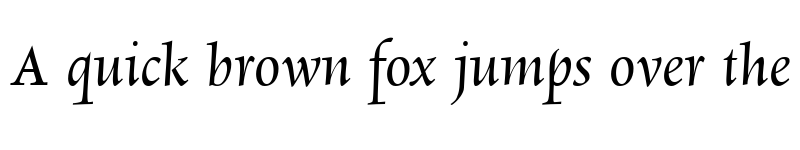 Preview of RialtoDF-PiccoloItalic Italic