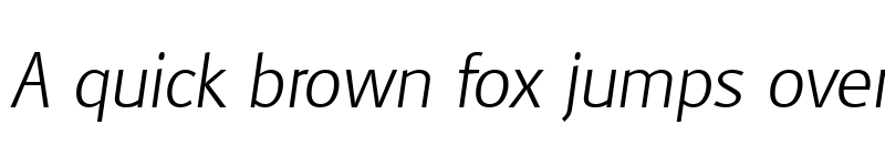 Preview of RichardBecker-ExtraLight Italic