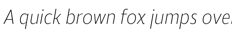 Preview of Roanne Cond UltraLight Italic