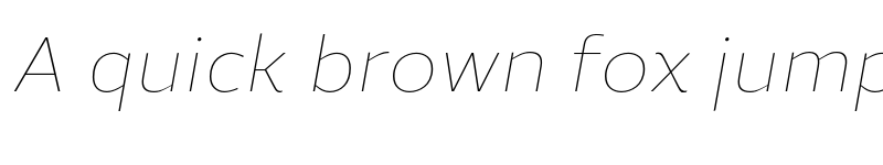 Preview of Roanne Thin Italic