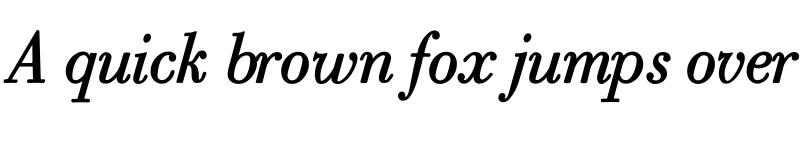 Preview of Robusta Roman Italic