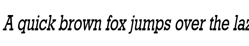 Preview of RocklandCondensed Italic