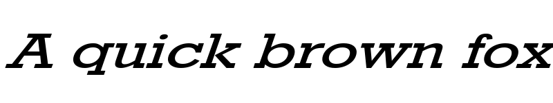 Preview of RocklandExtended Italic