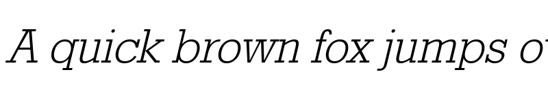 Preview of RodeoLight italic