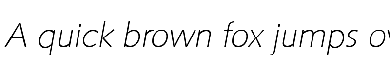 Preview of RogerBecker-ExtraLight Italic