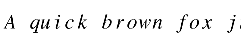 Preview of Roman Mono Italic