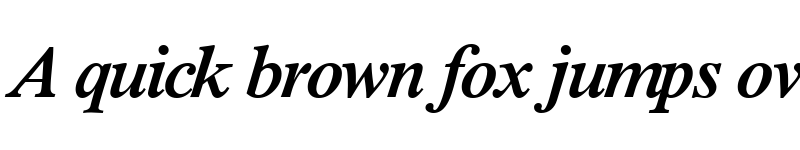 Preview of RomanInserat RegularItalic