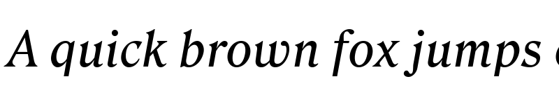 Preview of Roslindale Text Italic